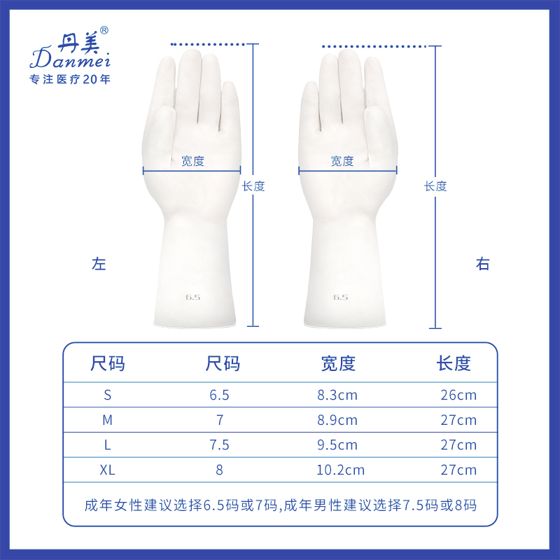 一次性使用灭菌橡胶外科手套