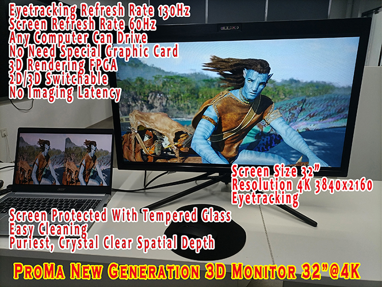 ProMa New Generation 3D Monitor 32NG