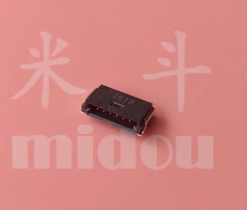 ERNI 214013 MiniBridge 连接器 6P IN 贴片 SMT 公头 间距1.27mm