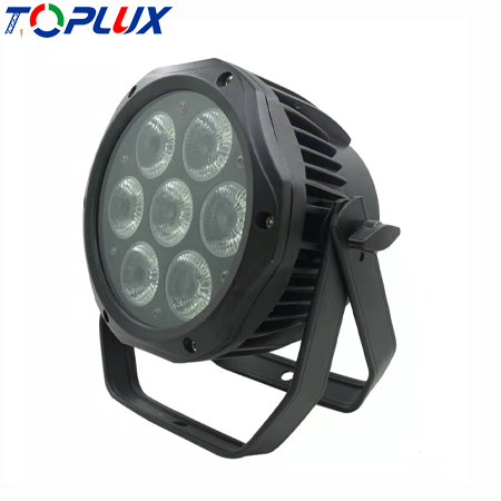 TOP-P007 Waterproof 7*12 RGBWA+UV 6in1 LED Par Light