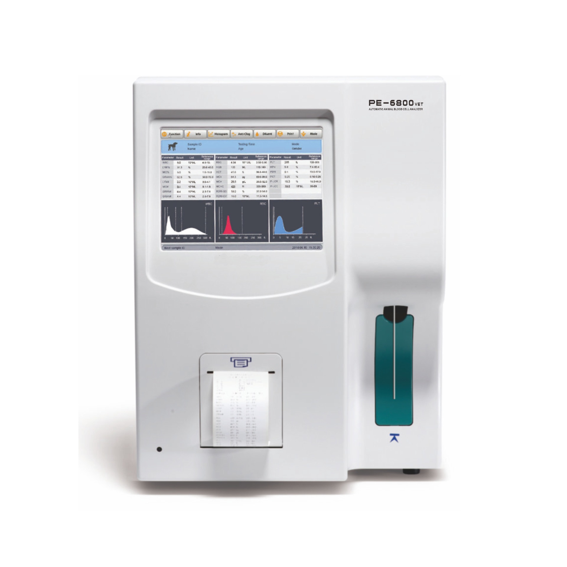 YHPE-6800Vet/3-Part 23 Parameters Hematology Analyzer