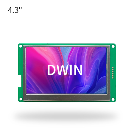 4.3英寸迪文单色屏升级彩屏DMT48270C043_04WN单片机串口液晶