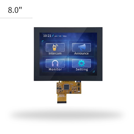 迪文8英寸超薄COF智能串口屏一体化触摸液晶DMG80600F080_01W