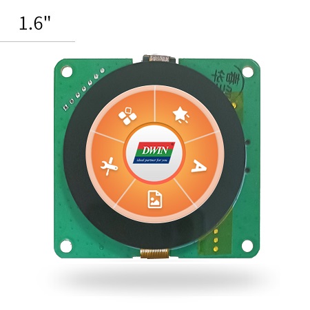 迪文1.6英寸智能串口屏IPS圆屏触摸触控液晶DMG40400C016_03W
