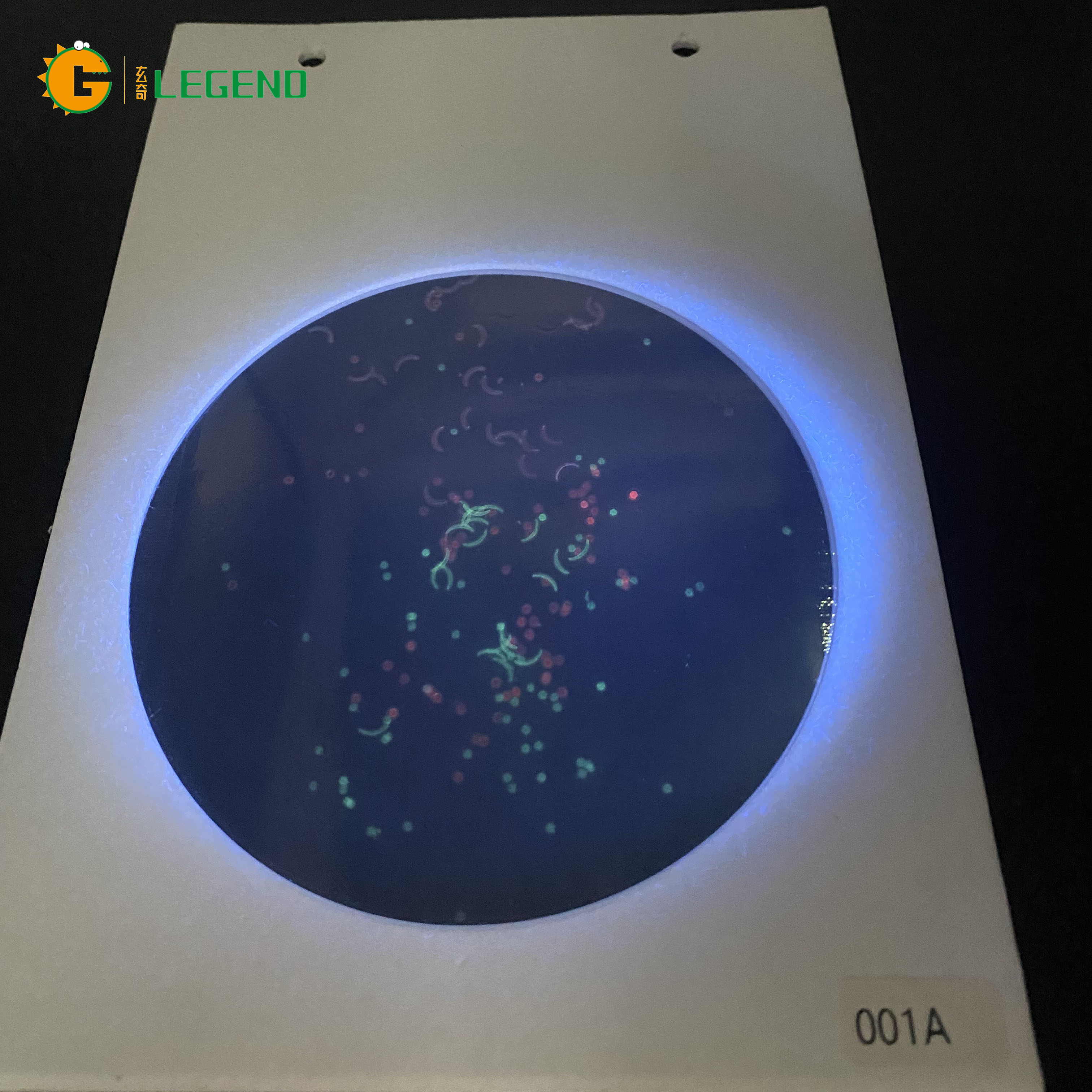 Security UV Invisible Fiber 001A Particles Colorless to Color Granules Short Long Wavelength