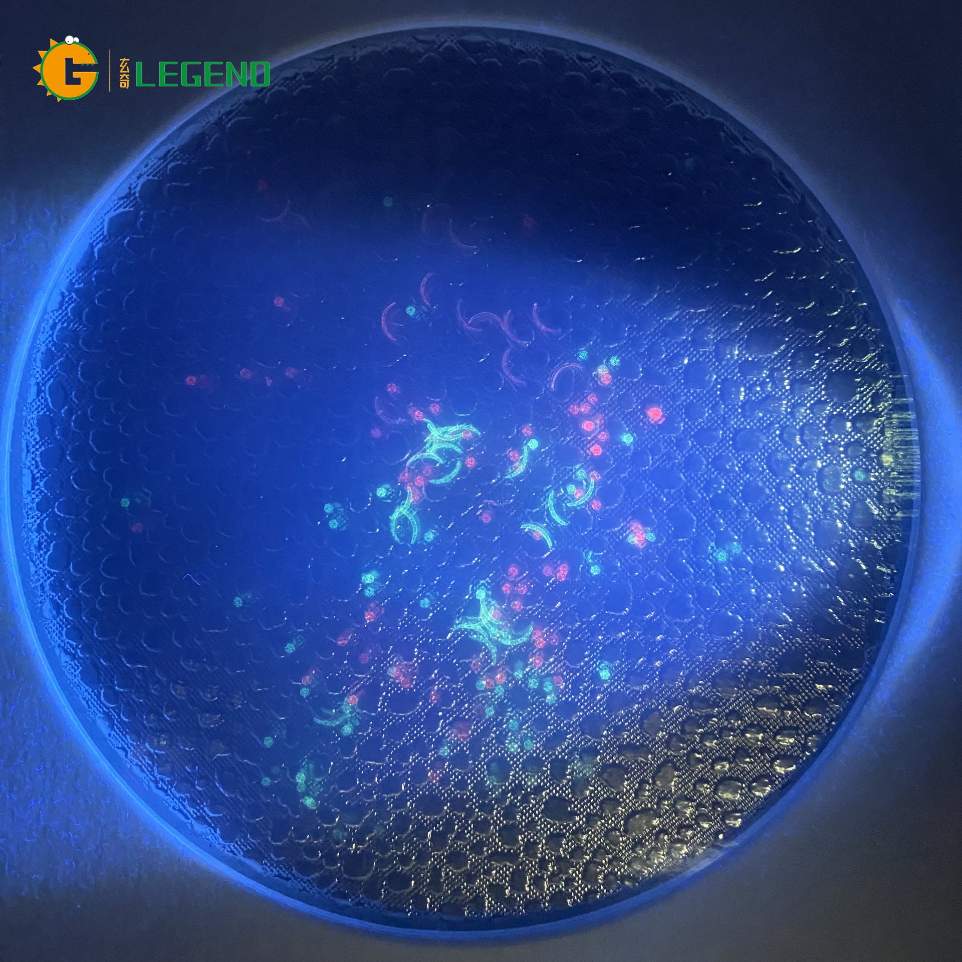 Security UV Invisible Fiber 001A Particles Colorless to Color Granules Short Long Wavelength