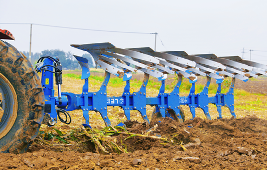 L8 full suspension hydraulic overturning plough