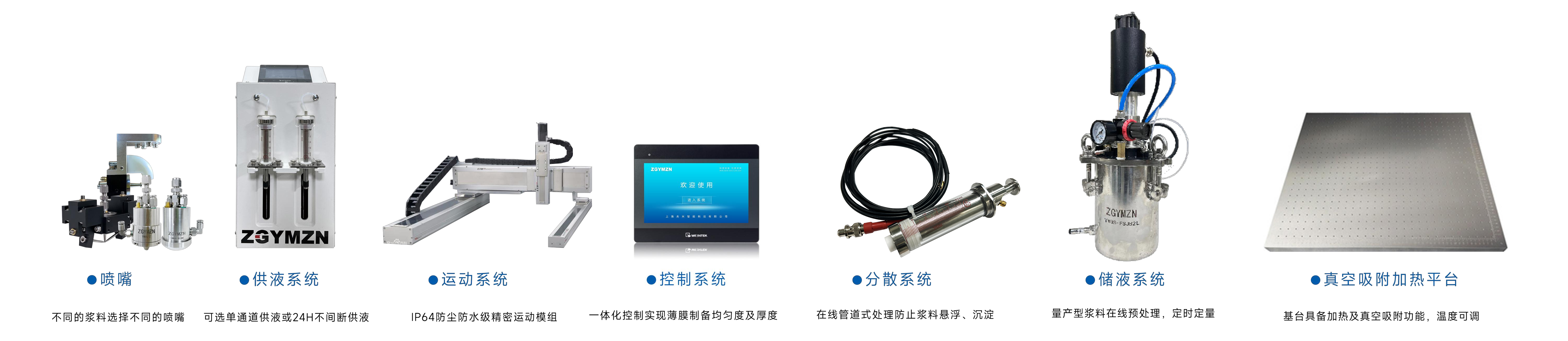 超声喷涂组成部分