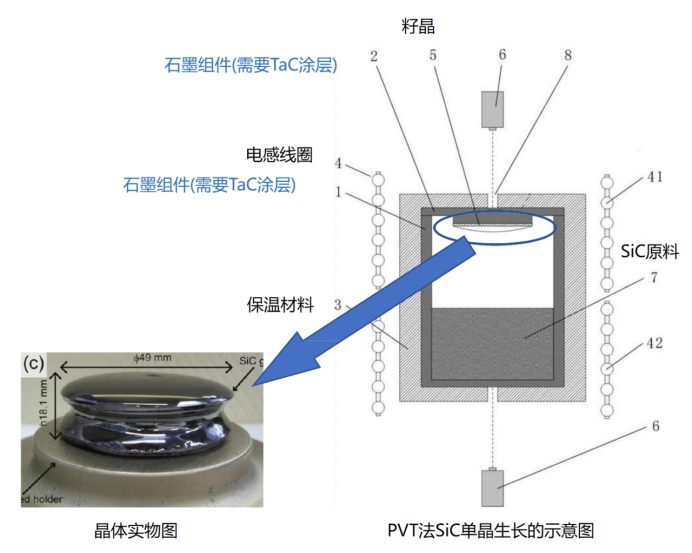 籽晶生长示意图