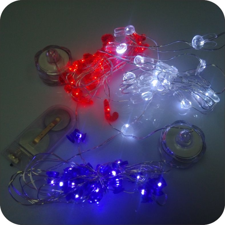 熱銷爆款銅絲燈串 led防水銅線燈串 節假日裝飾造型燈 戶外彩燈串