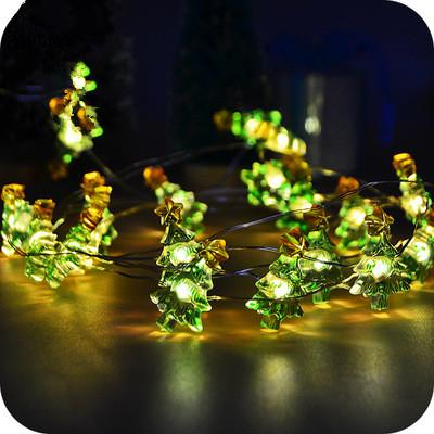 圣诞节装饰发光灯串led创意圣诞树造型串灯户外景观灯装饰彩灯 举报