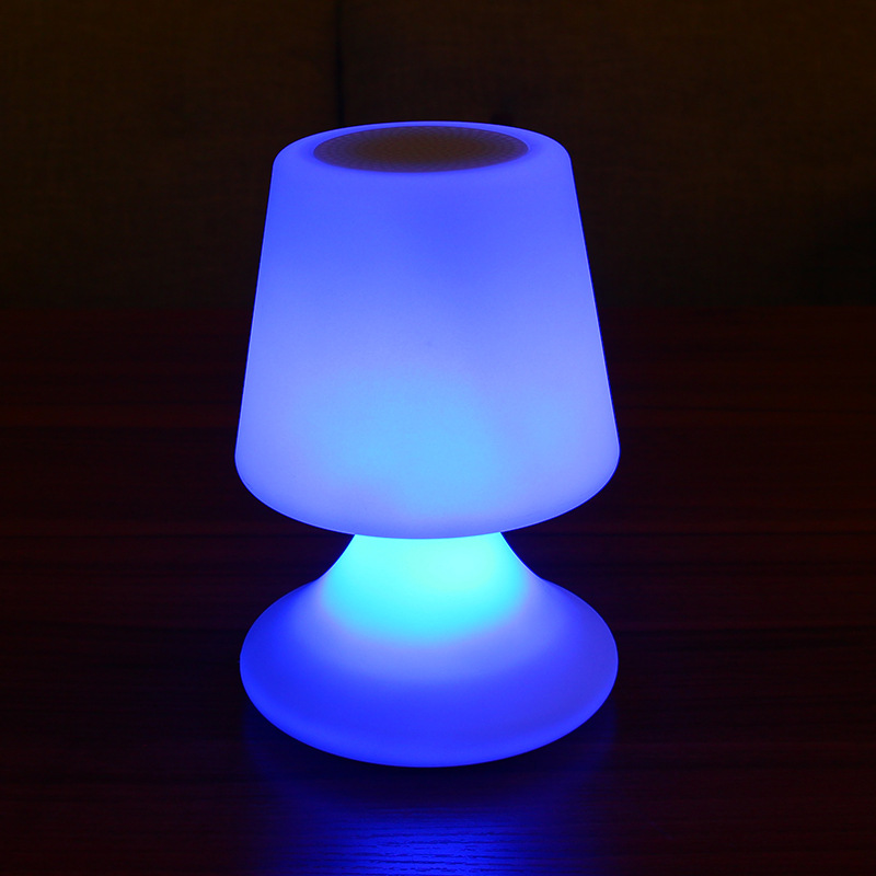 LED小蘑菇台灯 智能家居阅读灯 无线充电台灯 智能台灯创意小夜灯
