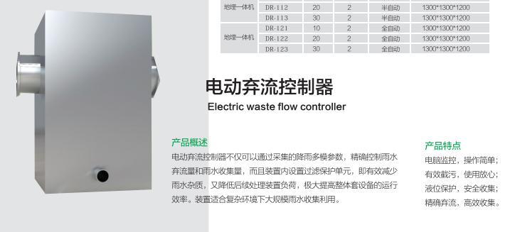 電動(dòng)棄流控制器