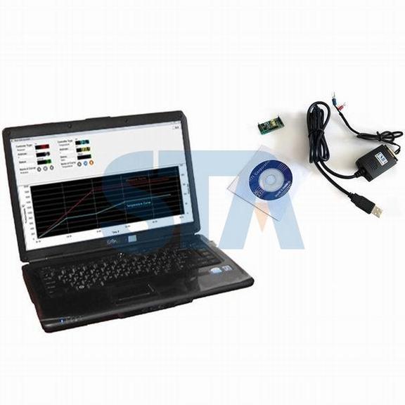 Remote computer temperature control system with PC