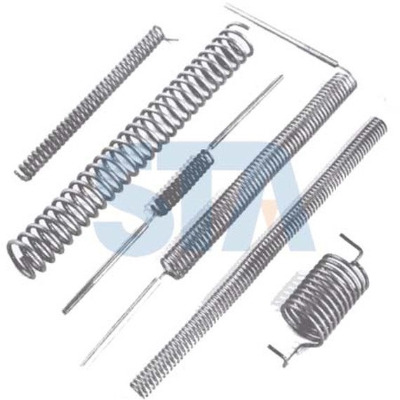 Spiral Coiled heating elements with edge-wounded