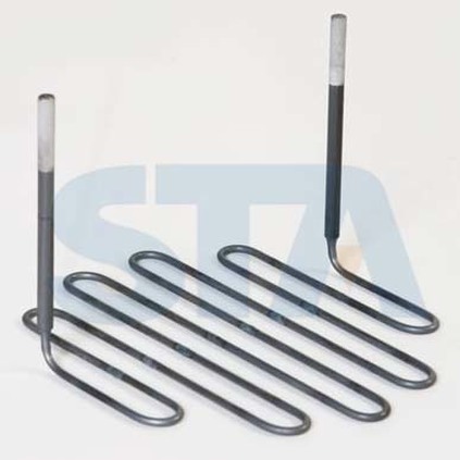 Molybdenum disilicide heater with special shape