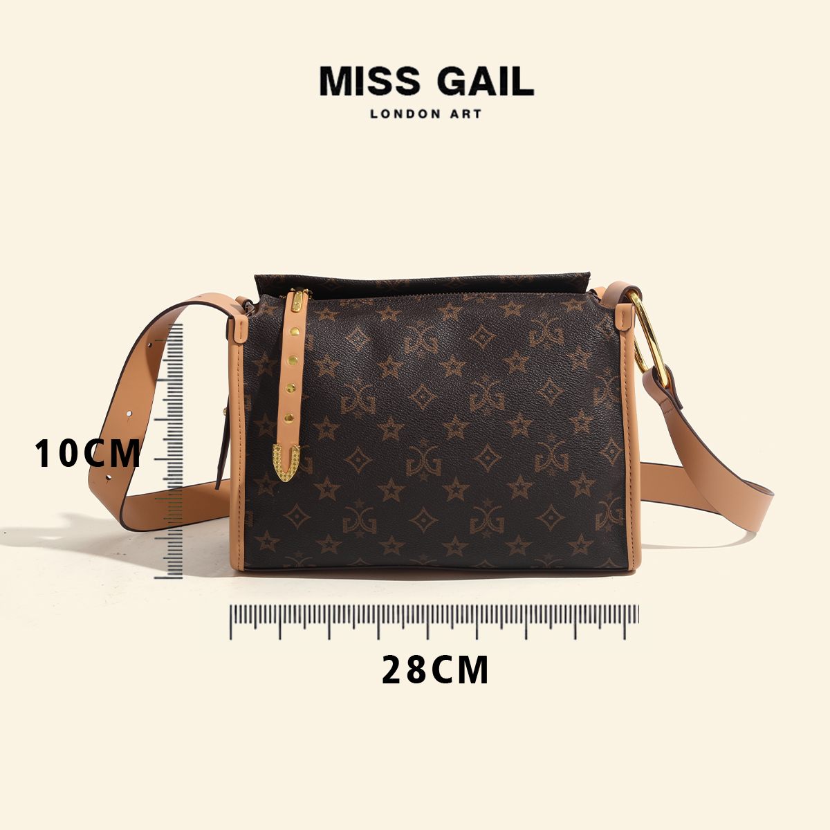 【MISS GAIL】经典百搭大容量轻便式斜挎包6860