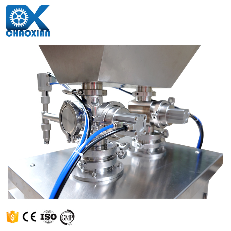 FM1D Semi-automatic double nozzles liquid filling machine