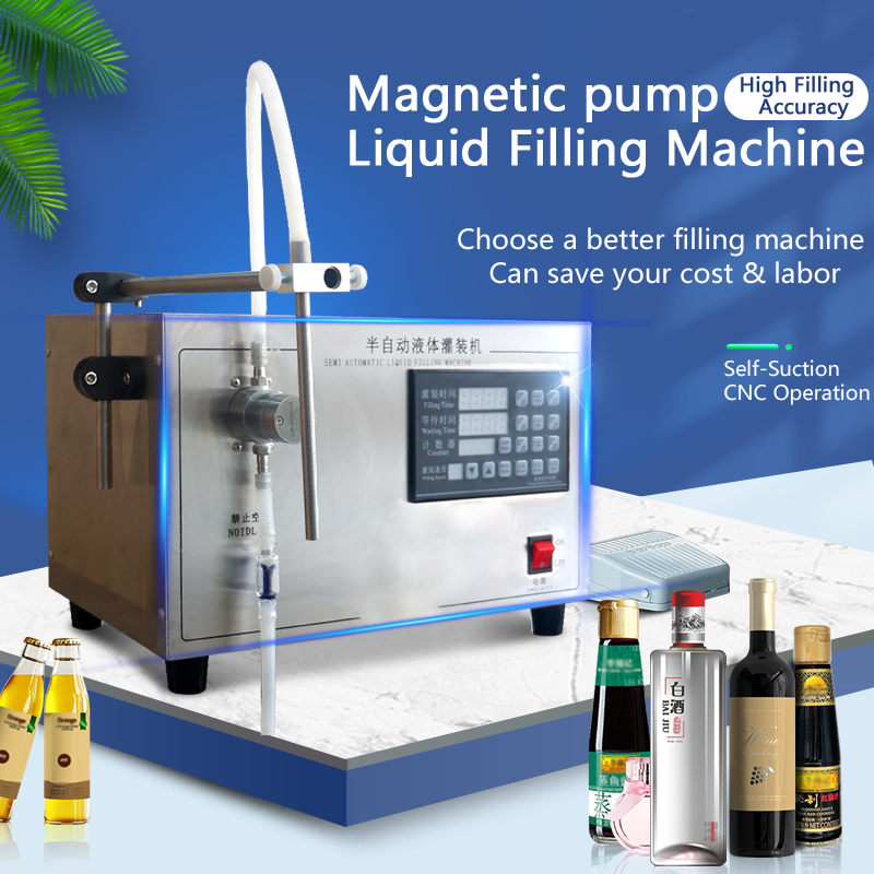 FM4 Semi-automatic Magnetic Pump Filling Machine