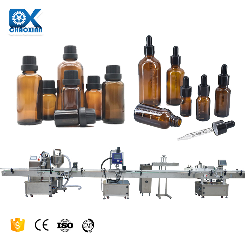 AL2 Automatic Bottle Filling Capping Labeling Production Line