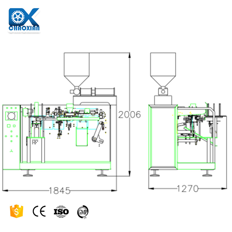 AFFS-1 Automatic Vertical Form Fill Seal Packing Machine(FFS)