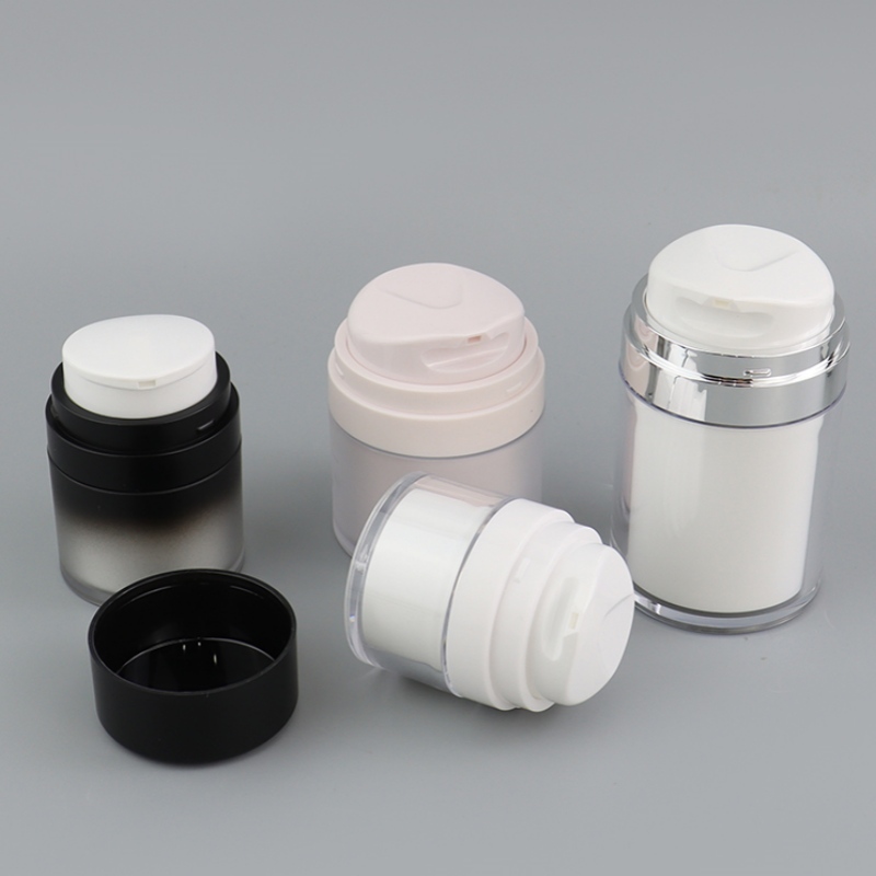 YF-ALA5563 Cylindrical Acrylic Airless Lotion Bottle