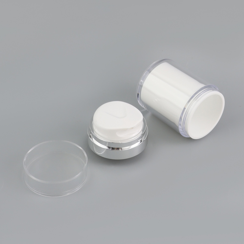 YF-ALA5563 Cylindrical Acrylic Airless Lotion Bottle