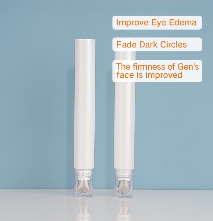 YF-TU001 Cosmetic Tube Squeeze Eye Cream Tube with Zinc Alloy Applicator
