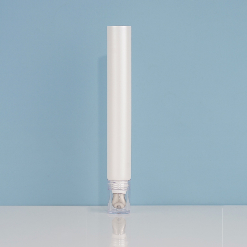 YF-TU001 Cosmetic Tube Squeeze Eye Cream Tube with Zinc Alloy Applicator