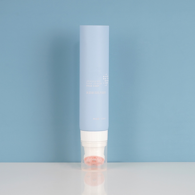 YF-TU002 120ml Cosmetic Tube with Silicone Brush Applicator