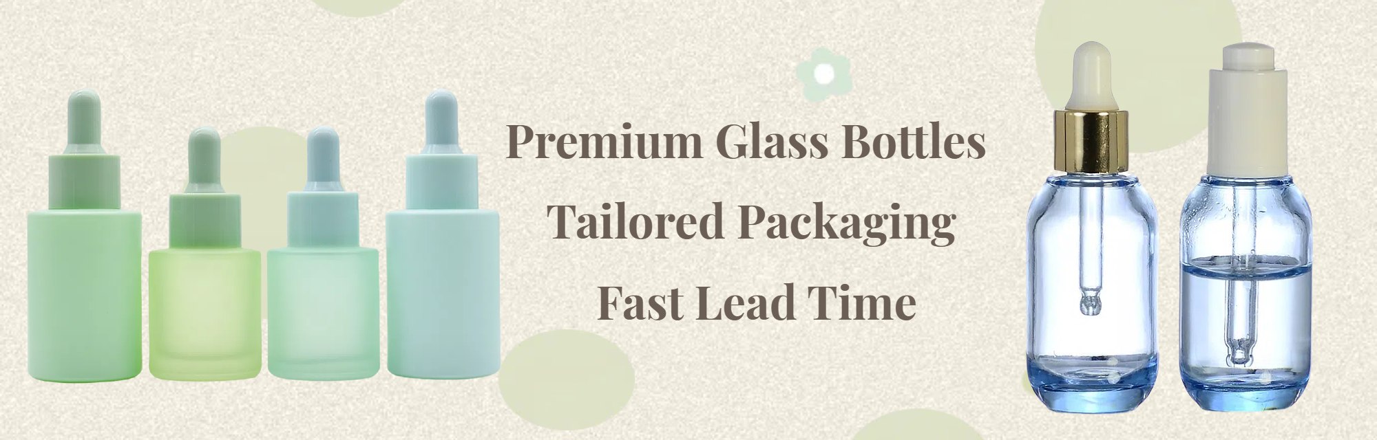 Custom Glass Packaging Solutions for Premium Skincare and Perfume Brands