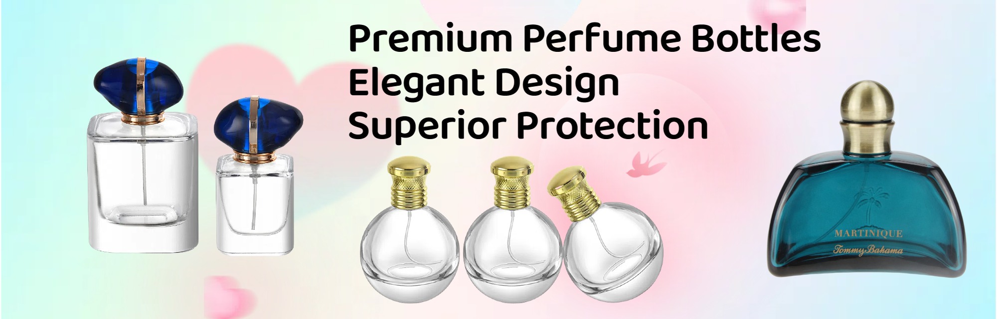 Custom Glass Cosmetic Skin Care Container