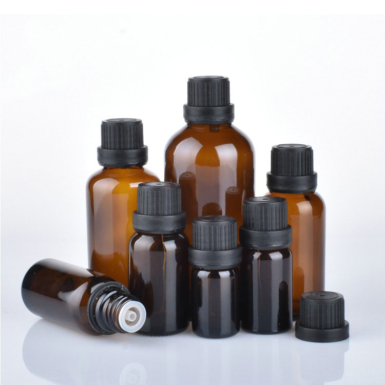 Wholesale Boston Amber Glass Dropper Bottles for Oils YF-GOM057B
