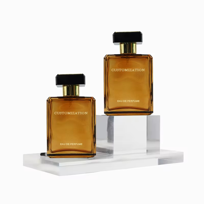 Amber Portable Glass Perfume Bottle 100ml Factory Direct Sales YF-PB003F
