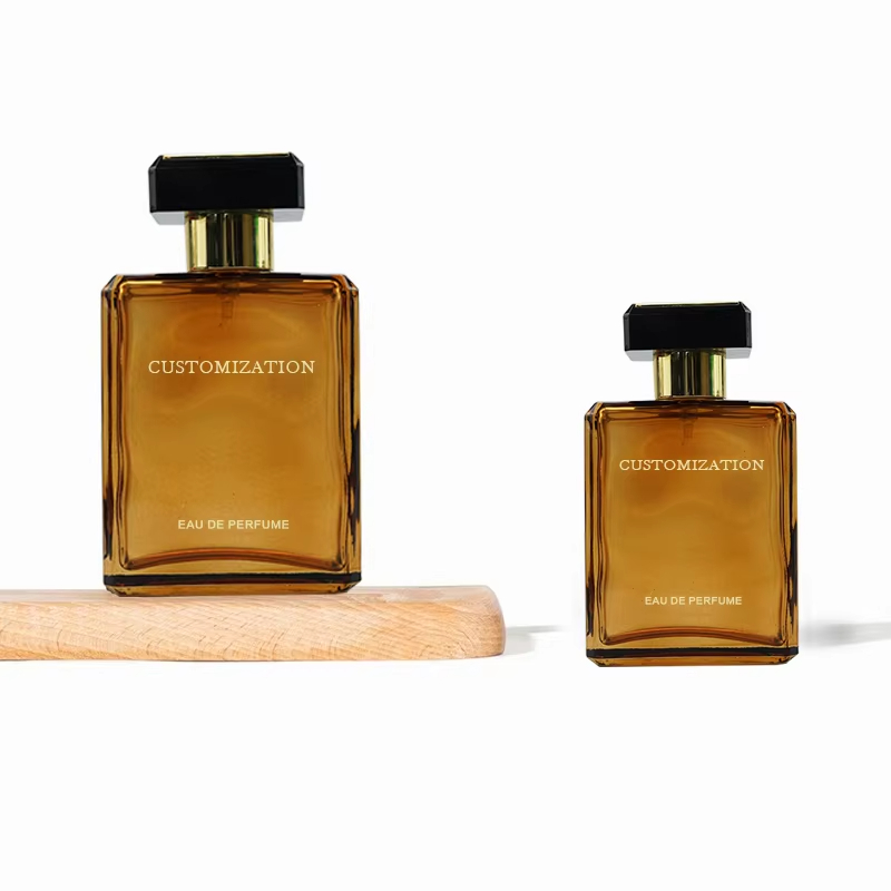 Amber Portable Glass Perfume Bottle 100ml Factory Direct Sales YF-PB003F