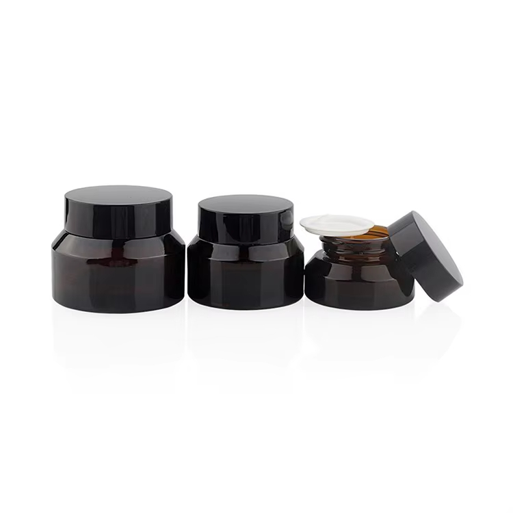 Custom Glass Cream Jars with Lids for Skincare Packaging YF-GL272