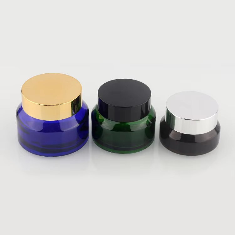 Custom Glass Cream Jars with Lids for Skincare Packaging YF-GL272