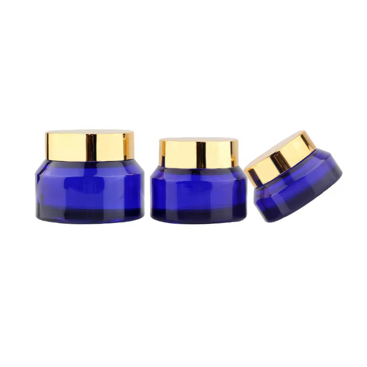 Custom Glass Cream Jars with Lids for Skincare Packaging YF-GL272