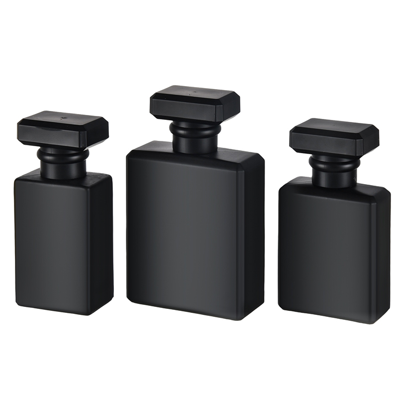 Factory Direct Black Glass Perfume Bottle With Fine Mist Atomizer YF-PB004