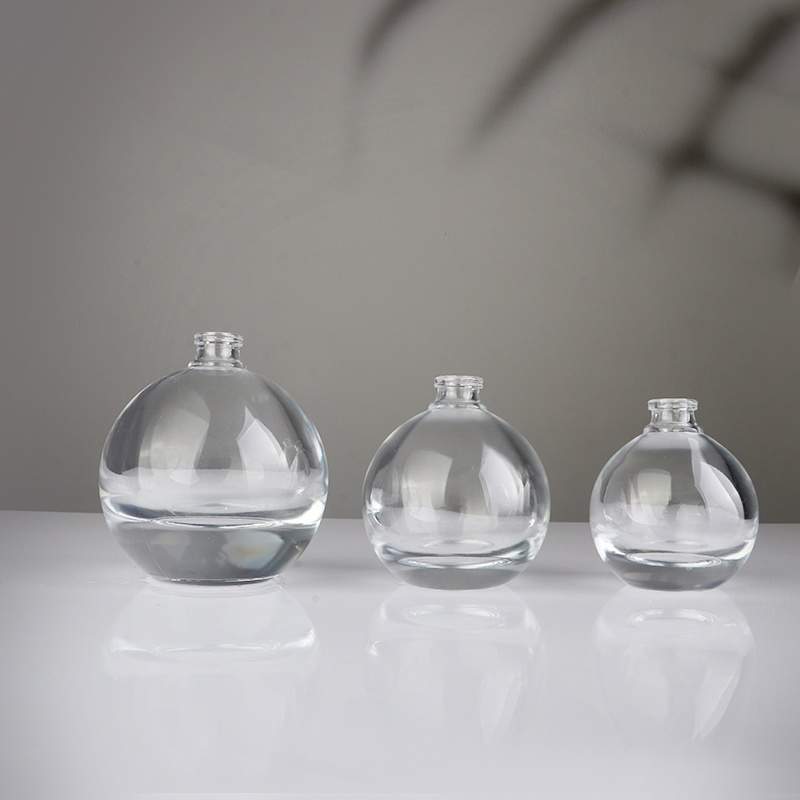 Glass Perfume Bottles Spherical Custom Packaging with Ball Caps YF-PB163B