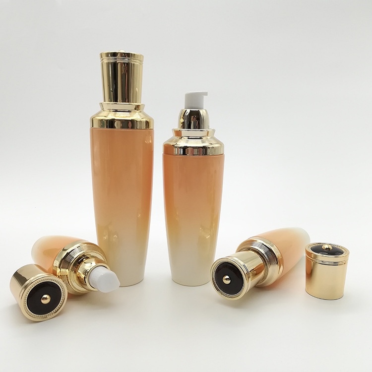 Custom Skincare Packaging Glass Bottles Cream Jars Lotion Pumps YF013D