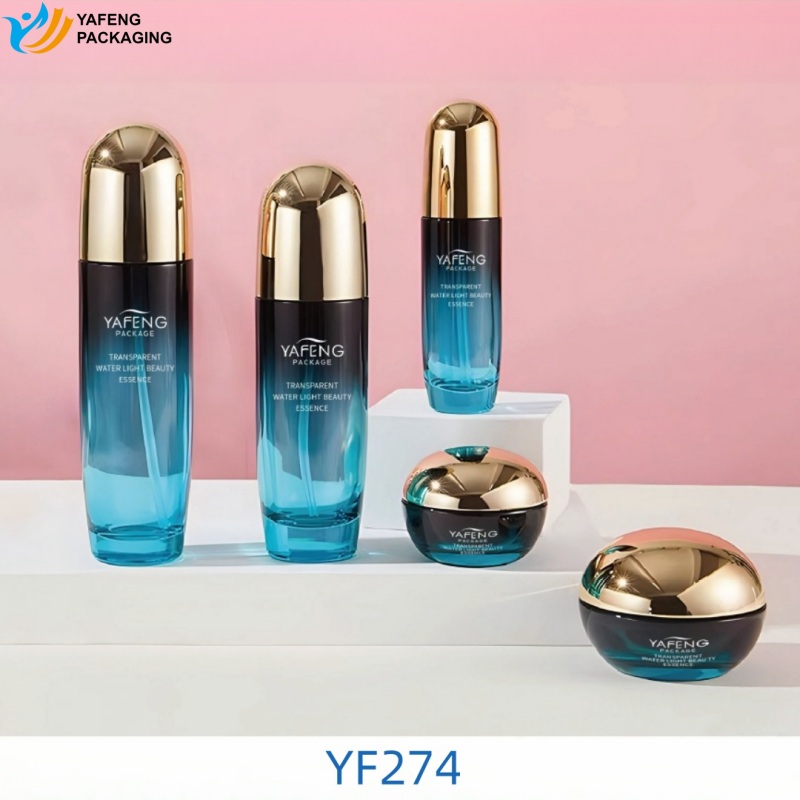 Factory Direct Cosmetic Glass Bottle Packaging For Skincare Brands YF274
