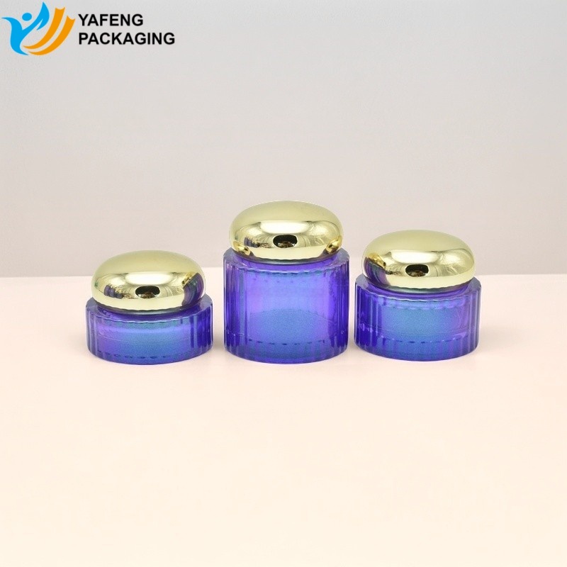 Luxury Skincare Glass Bottles and Jars for Cosmetic Packaging YF270D