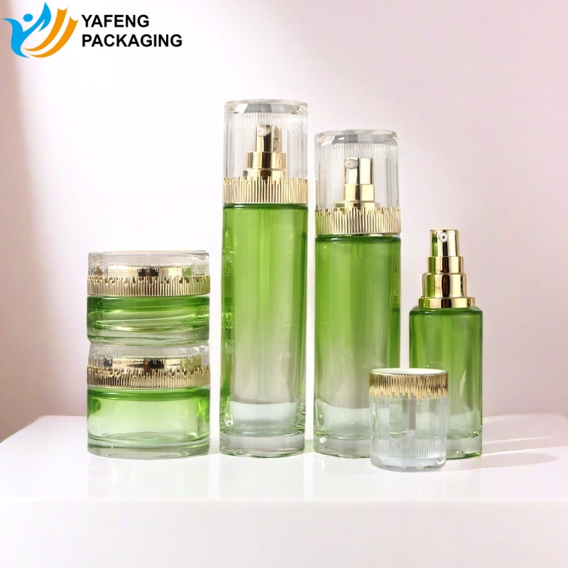 Customizable Cosmetic Glass Bottle Packaging for Skincare Brands YF286B