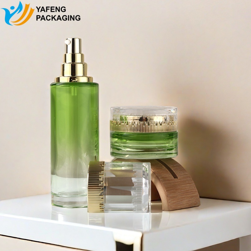 Customizable Cosmetic Glass Bottle Packaging for Skincare Brands YF286B