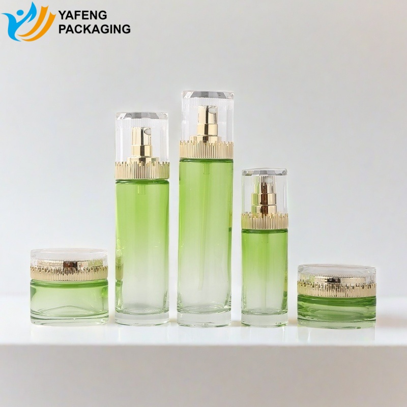 Customizable Cosmetic Glass Bottle Packaging for Skincare Brands YF286B
