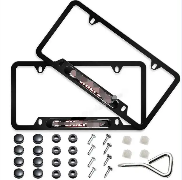 Debossed Aluminium License Plate Frames