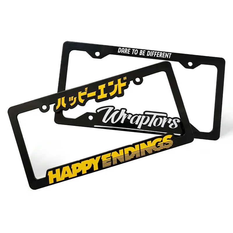 Embossed License Plate Frame