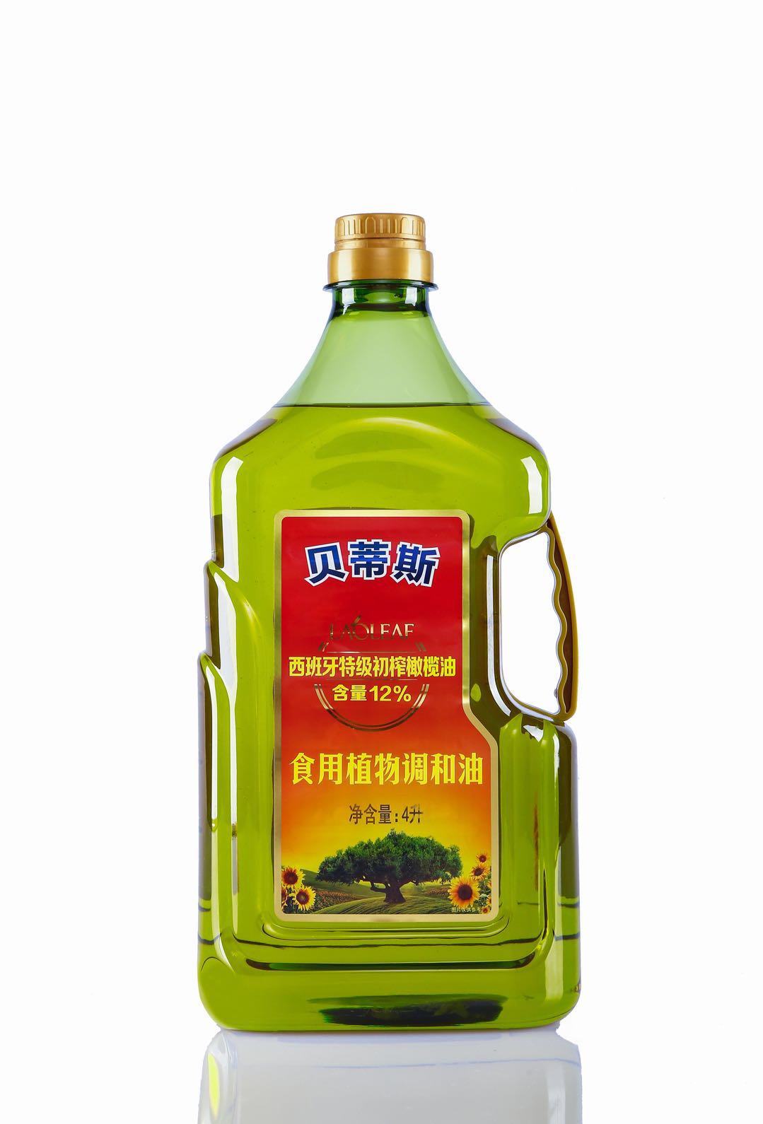 4L贝蒂斯食用植物调和油（葵花橄榄）瓶装