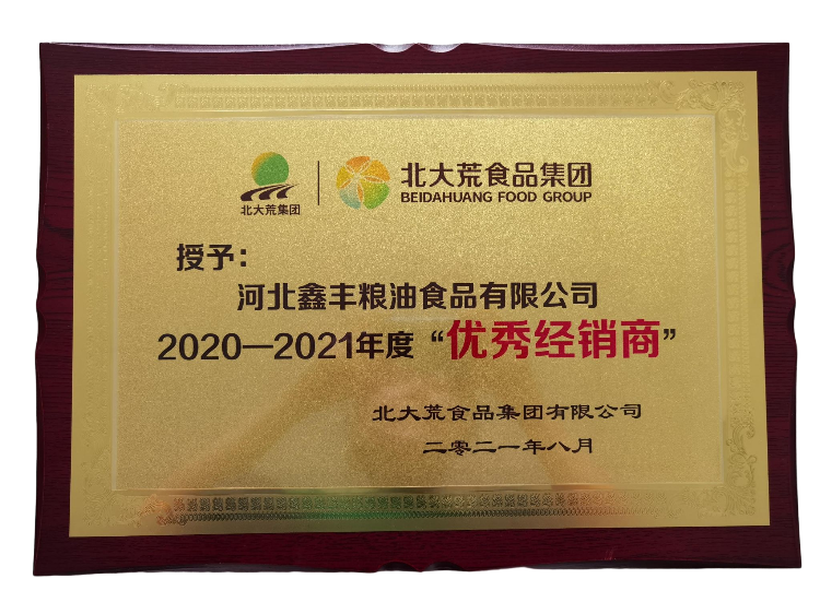 2020-2021北大荒优秀经销商